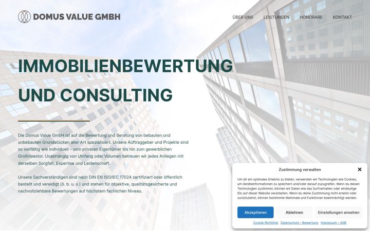 Screenshot of domus-value.com
