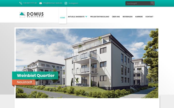 Screenshot of domus-web.de