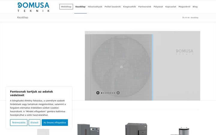 Screenshot of domusa.hu