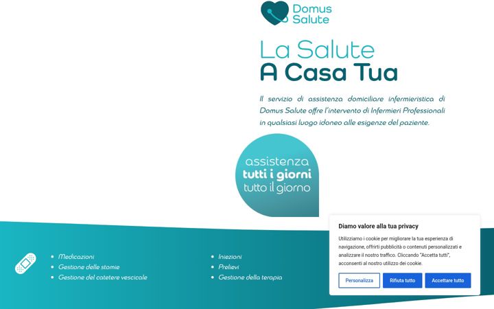 Screenshot of domusalute.it