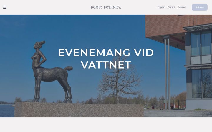 Screenshot di domusbothnica.fi