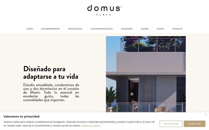 Képernyőkép: domusbrickellpark.es