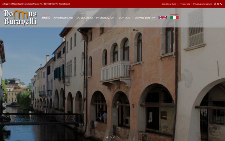 Screenshot of domusburanelli.it