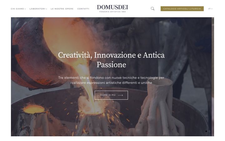 Screenshot of domusdei.it