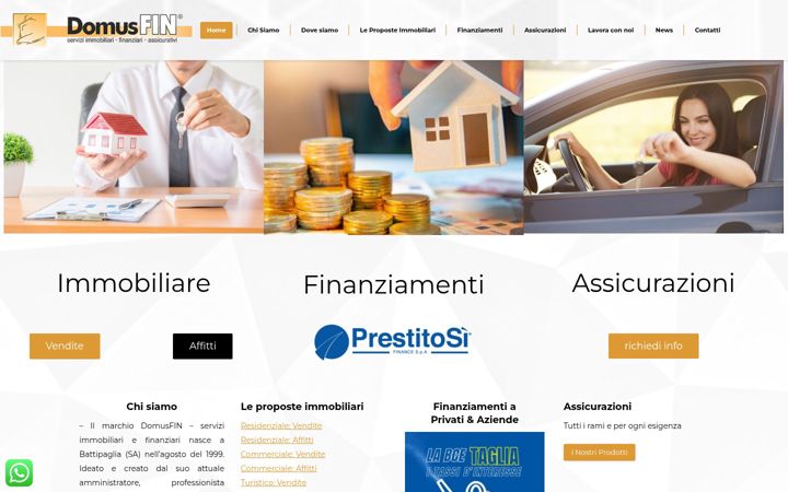 Screenshot of domusfin.com