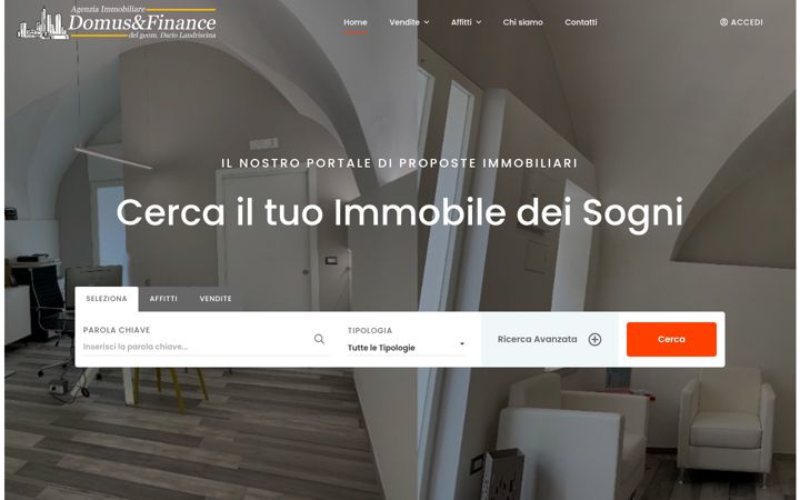 Screenshot of domusfinance.it