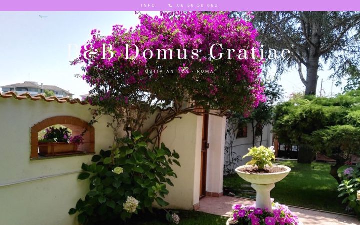 Screenshot of domusgratiae.com