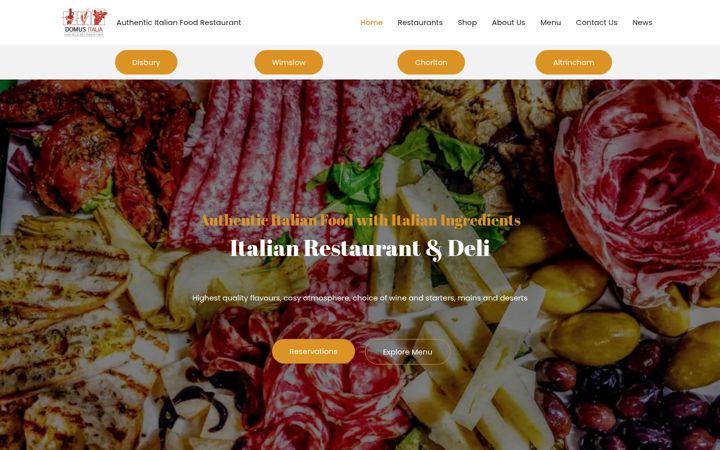 Screenshot of domusitalia.co.uk