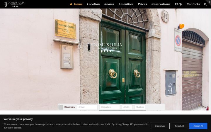 Screenshot of domusjulia.it