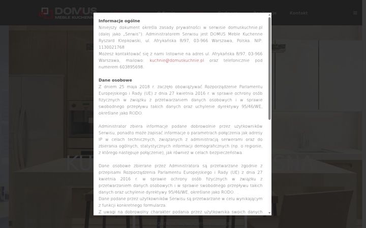 Ekrano kopija domuskuchnie.pl