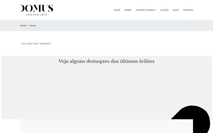 Captura de pantalla de domusleilaoearte.com.br