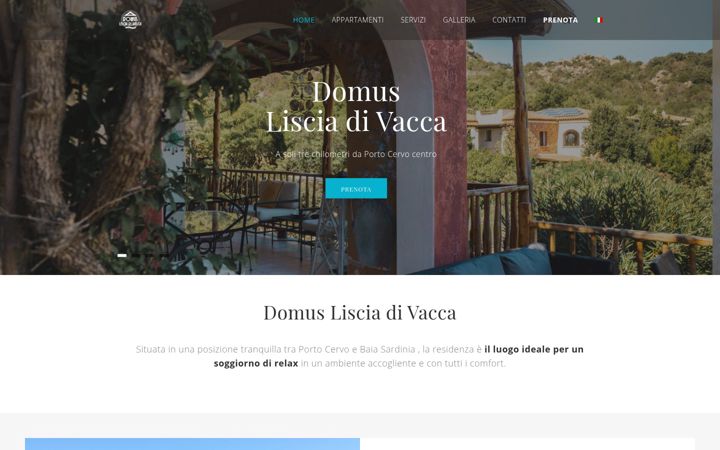 Snímek obrazovky domuslisciadivacca.it
