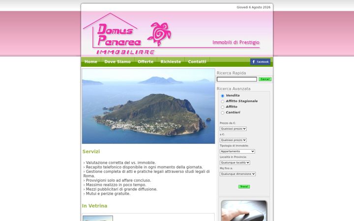 Screenshot of domuspanarea.com