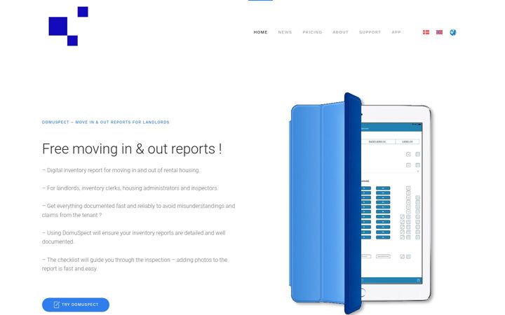 Screenshot of domuspect.de