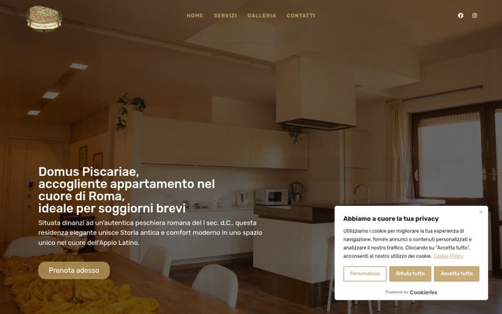 Screenshot of domuspiscariae.com