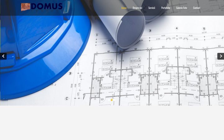 Screenshot of domusproiect.ro