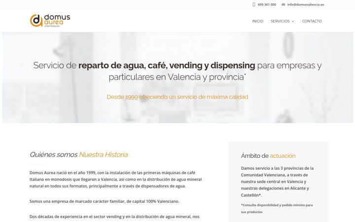 Screenshot of domusvalencia.es