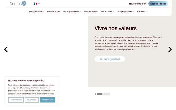 Screenshot of domusvigroup.com