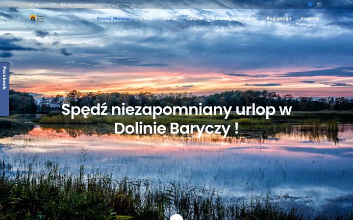 Ekrano kopija domwkrainiestawow.pl