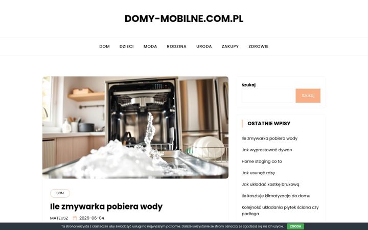Snimka zaslona za domy-mobilne.com.pl