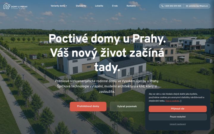 Snímek obrazovky domy-u-prahy.cz