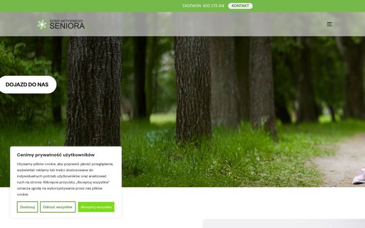 Skærmbillede af domyaktywnegoseniora.pl