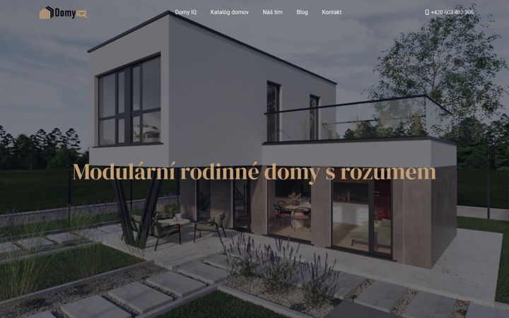 Snímek obrazovky domyiq.cz