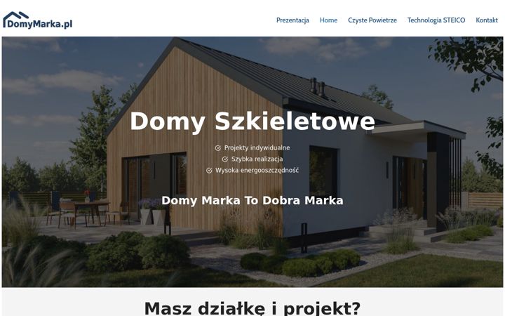 Snimka zaslona za domymarka.pl