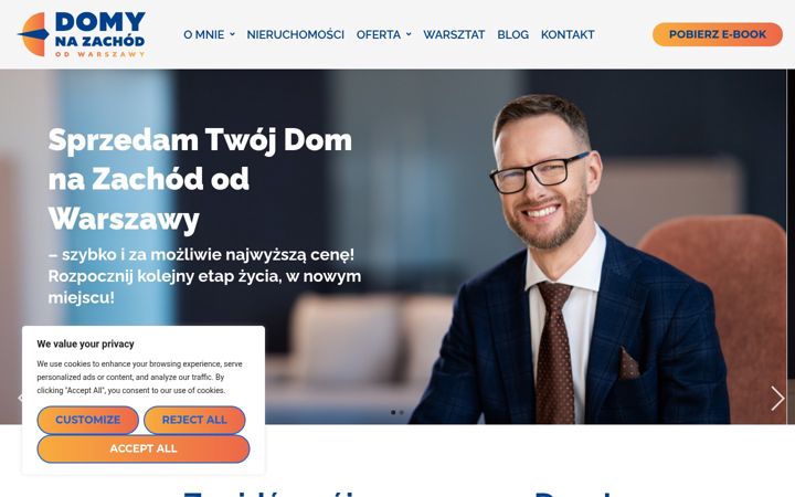 Snimka zaslona za domynazachod.pl