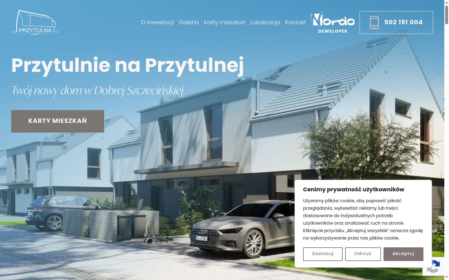 Snimka zaslona bannera za privolu prikazanog prije bilo kakve interakcije
