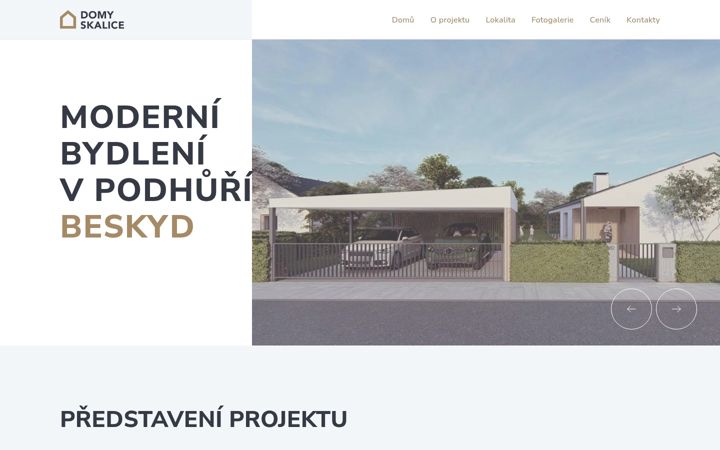 Screenshot of domyskalice.cz