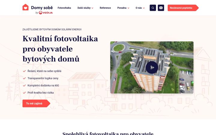 Snímek obrazovky domysobe.cz