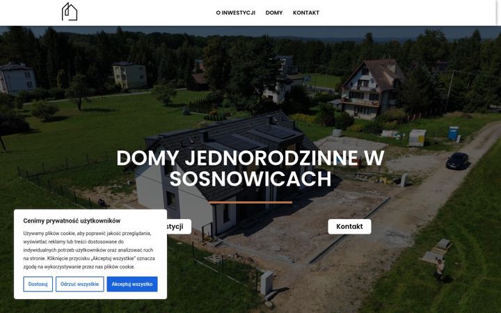 Snimka zaslona za domysosnowice.pl