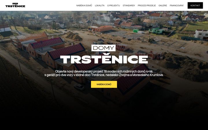 Snímek obrazovky domytrstenice.cz