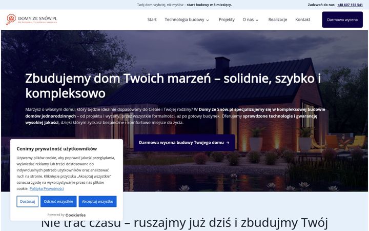Capture d'écran de domyzesnow.pl