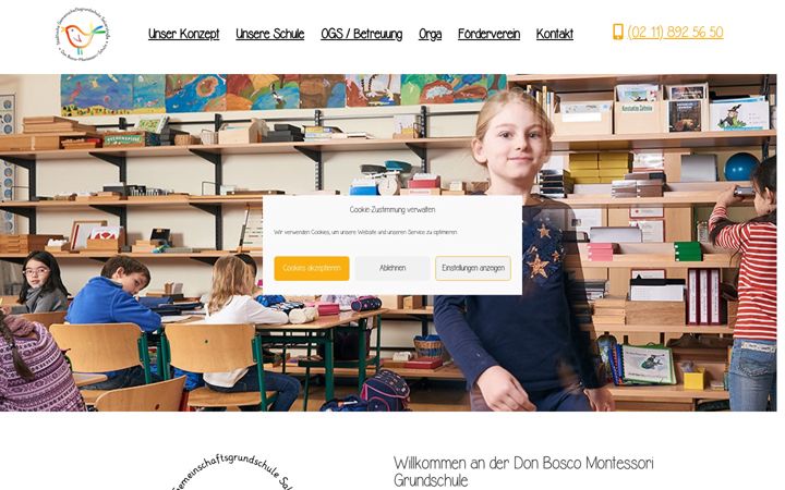 Screenshot of don-bosco-grundschule.de