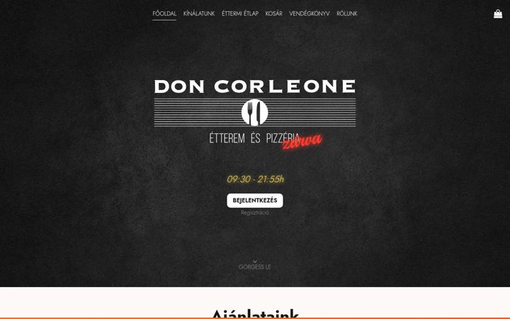 Screenshot of don-corleone.hu