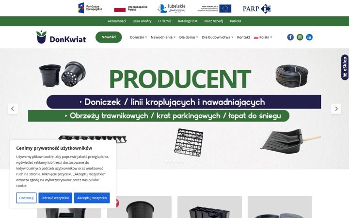 Capture d'écran de don-kwiat.pl