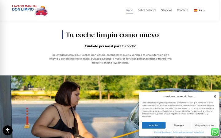 Screenshot of don-limpio.com