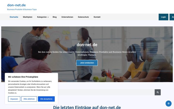Screenshot of don-net.de
