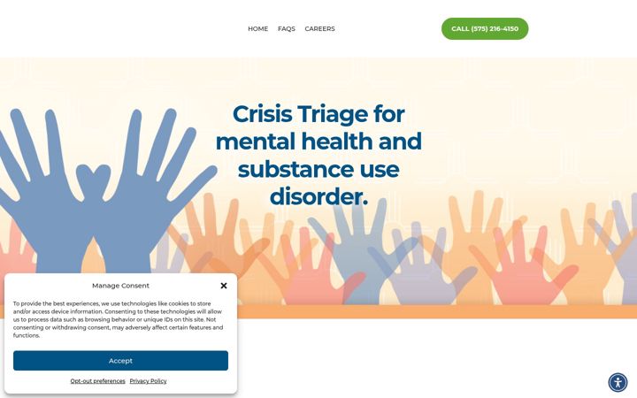 Screenshot of donaanacrisiscenter.com