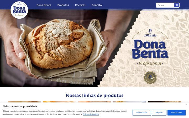 Captura de pantalla de donabentaprofissional.com.br