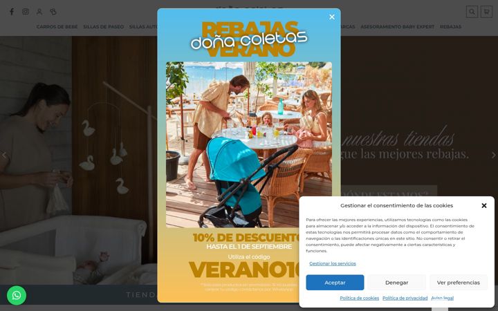 Screenshot of donacoletas.com