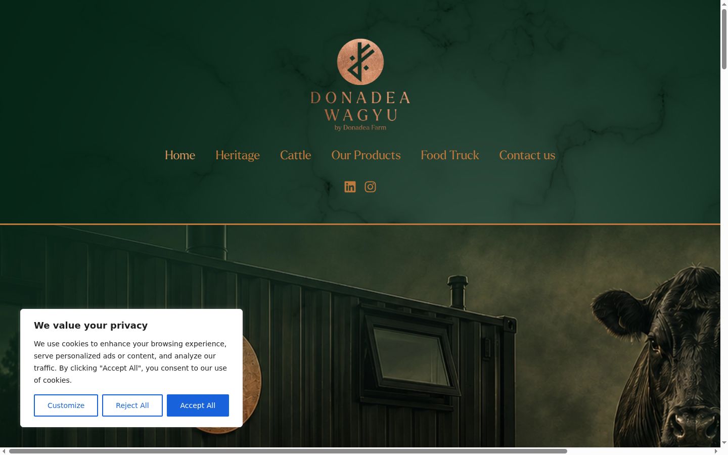 Screenshot tal-banner tal-kunsens muri qabel kwalunkwe interazzjoni