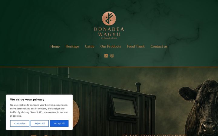 Screenshot ta' donadeafarm.ie