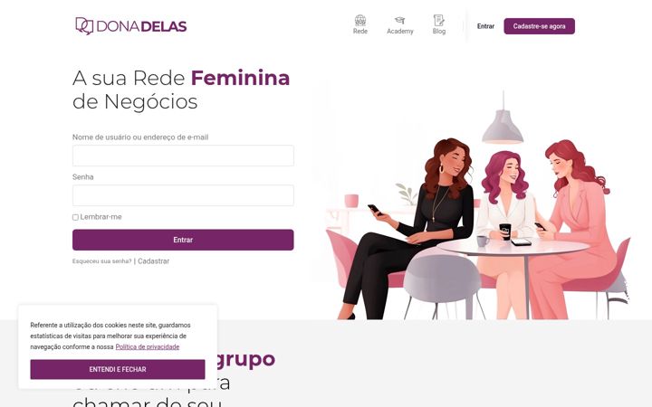 Screenshot of donadelas.com
