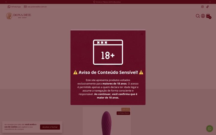 Captura de pantalla de donadite.com.br