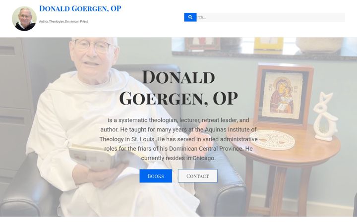 Screenshot of donaldgoergen.com