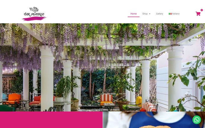 Screenshot van donalfonso-shop.it