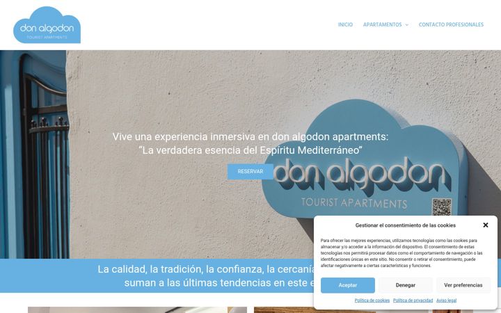 Screenshot of donalgodonapartments.com